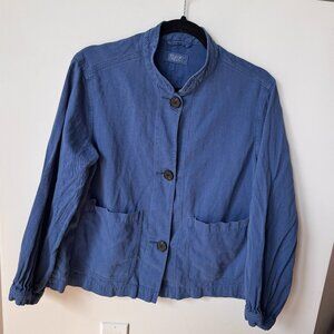 TOAST Women's Cotton-Linen Button Cardigan Jumper Shirt Size M / L